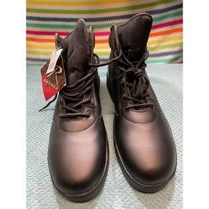 Interceptor Size US 13 EU 47 Men's Canton Waterproof Leather Work Boots Black